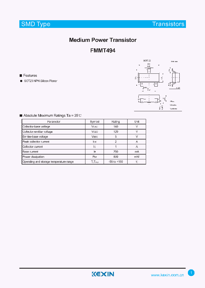 FMMT494_4313662.PDF Datasheet