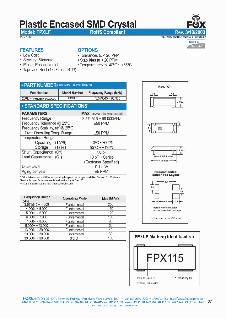 FPXLF_4220197.PDF Datasheet