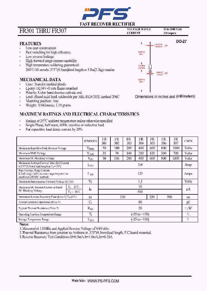 FR301_4850915.PDF Datasheet