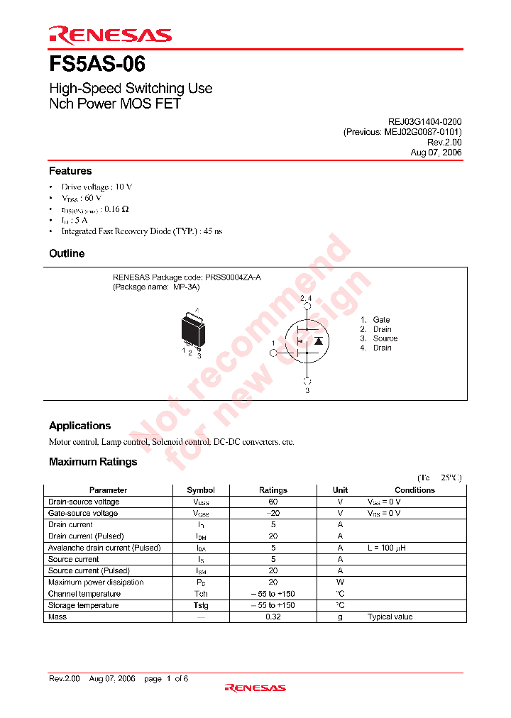 FS5AS-06-T13_4283639.PDF Datasheet