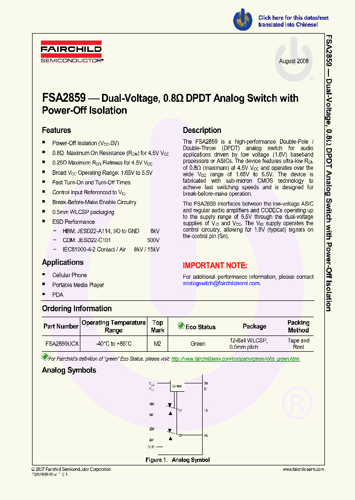 FSA2859_4304357.PDF Datasheet