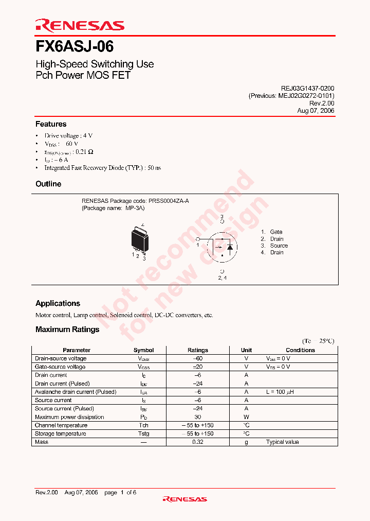 FX6ASJ-06-T13_4429997.PDF Datasheet