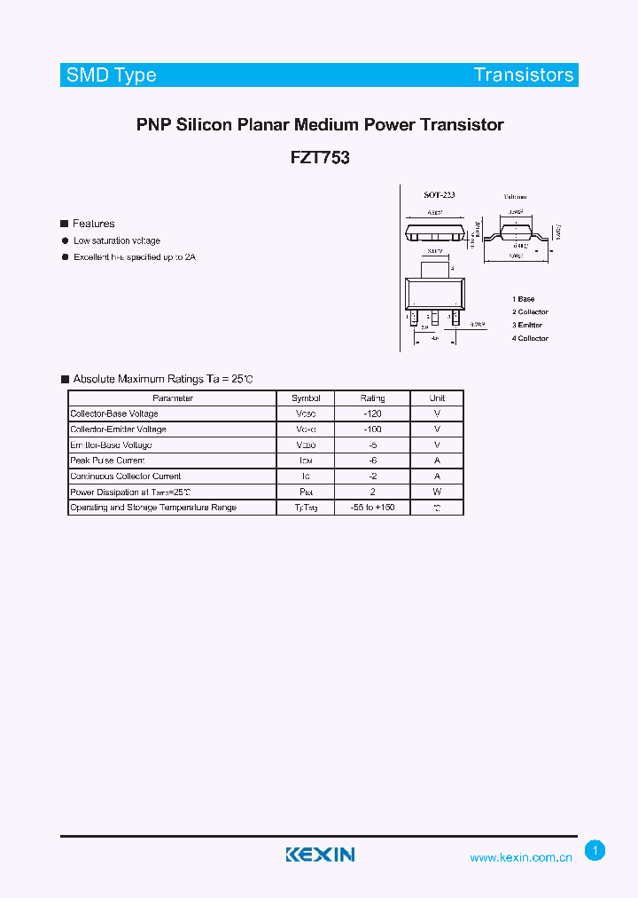 FZT753_4334947.PDF Datasheet