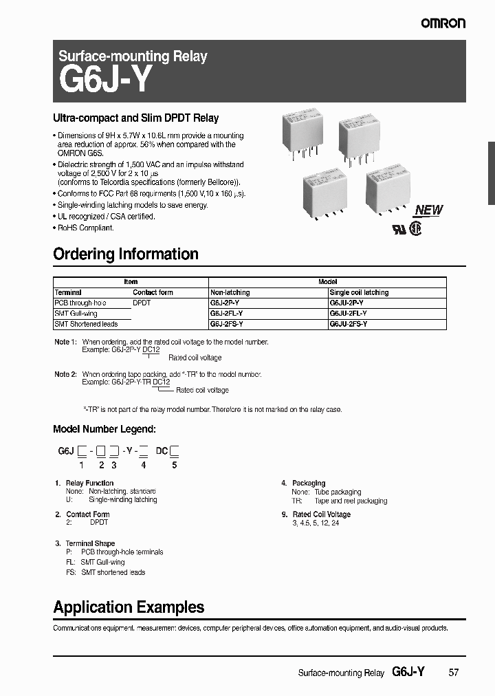 G6J-2FL-Y_4569293.PDF Datasheet