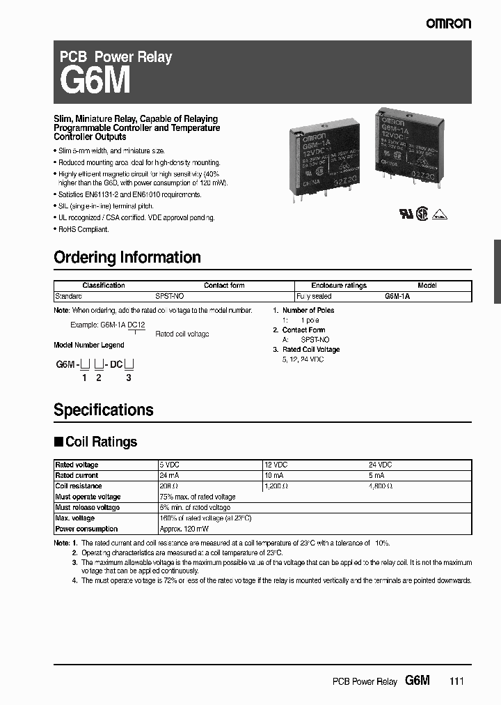 G6M-1A_4668166.PDF Datasheet