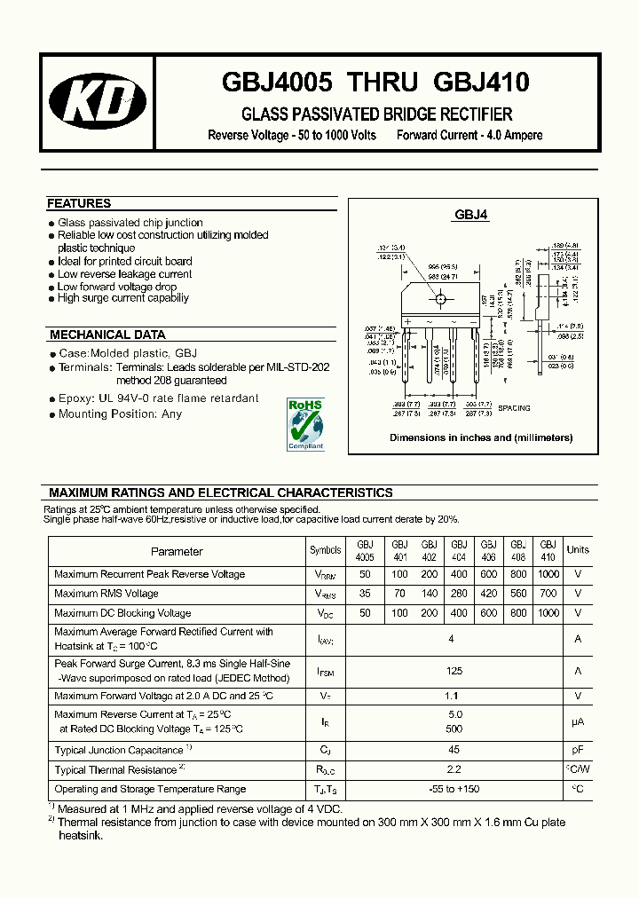 GBJ410_4712105.PDF Datasheet