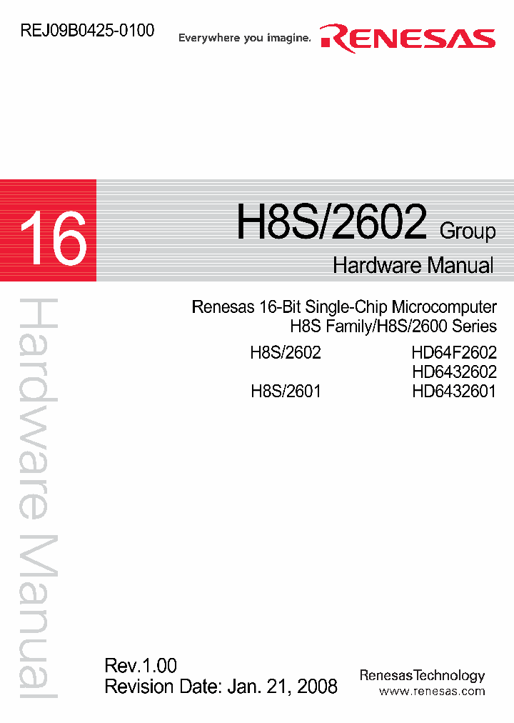 H8S2601_4492139.PDF Datasheet
