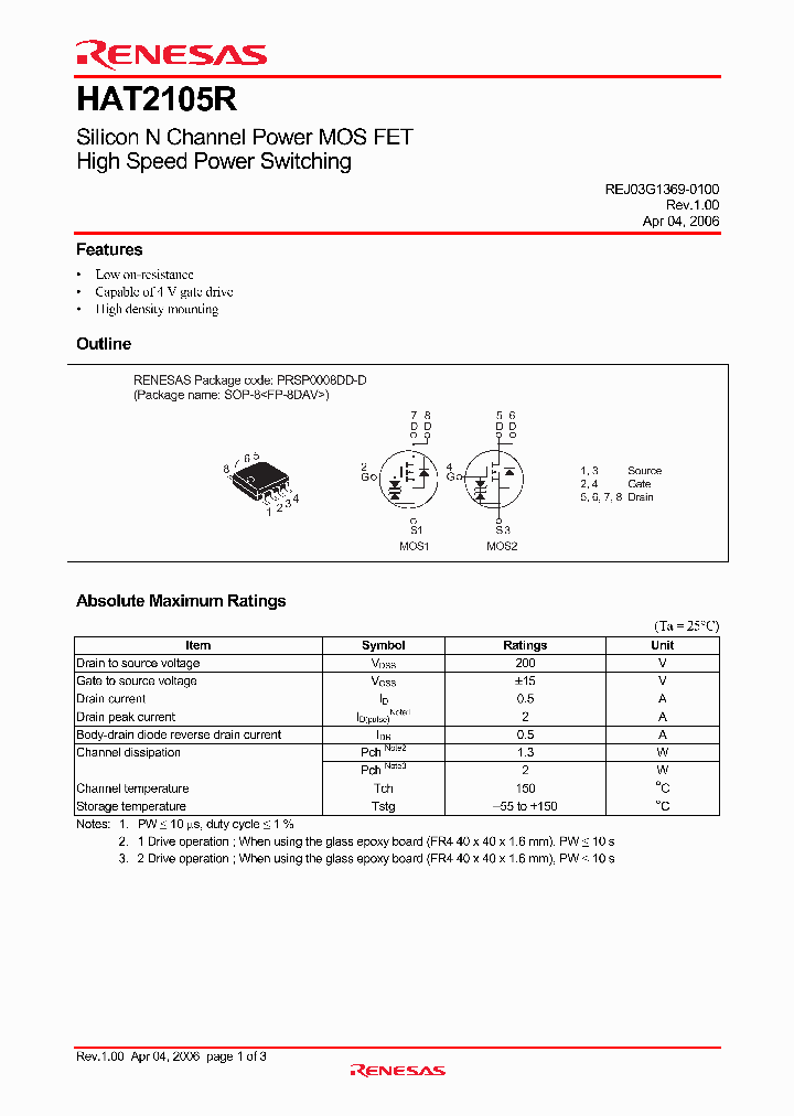 HAT2105R_4263171.PDF Datasheet