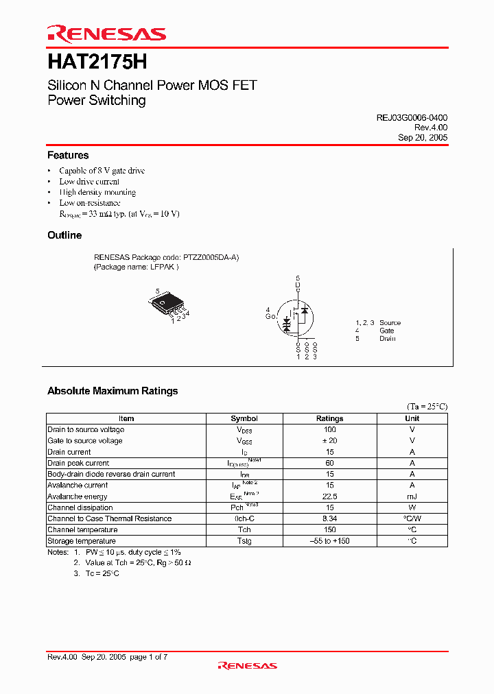 HAT2175H-EL-E_4250496.PDF Datasheet