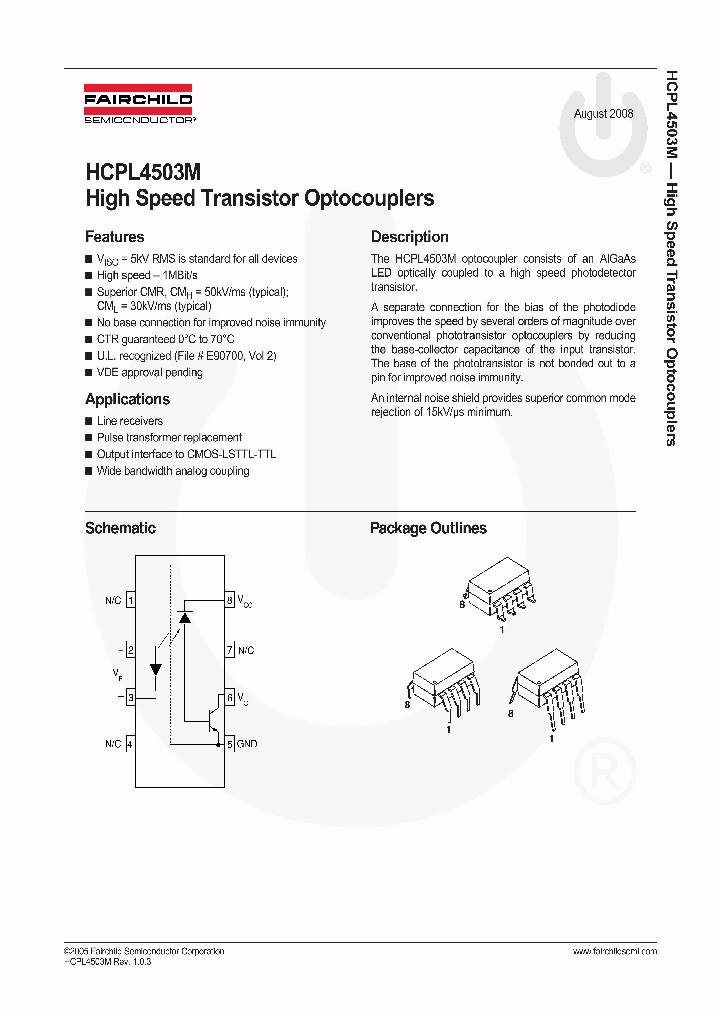HCPL4503M08_4272943.PDF Datasheet