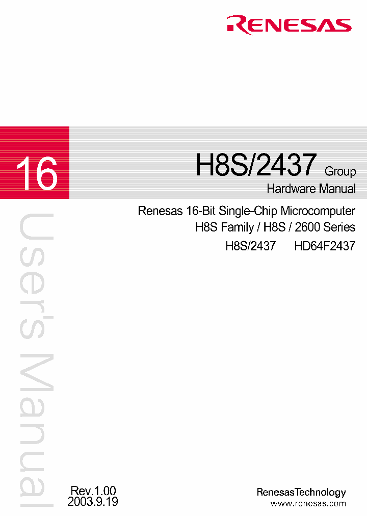 HD64F2437_4622697.PDF Datasheet