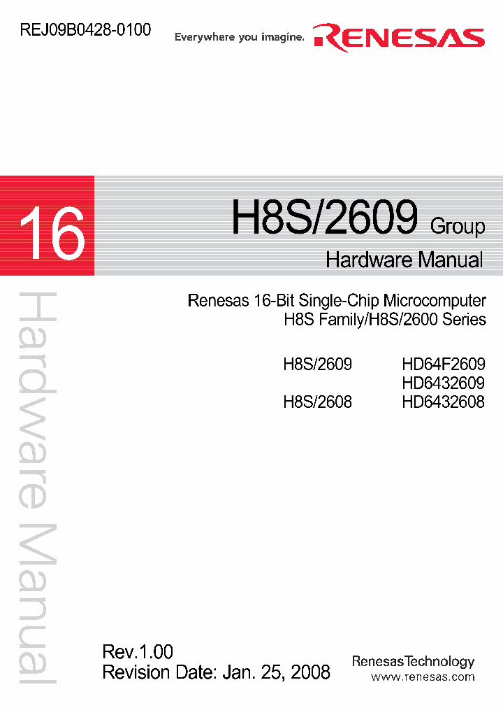 HD64F2609_4300794.PDF Datasheet