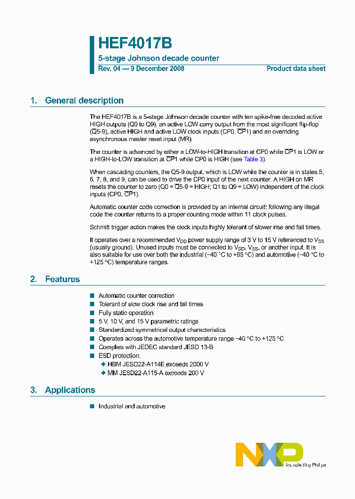 HEF4017BP_4341414.PDF Datasheet