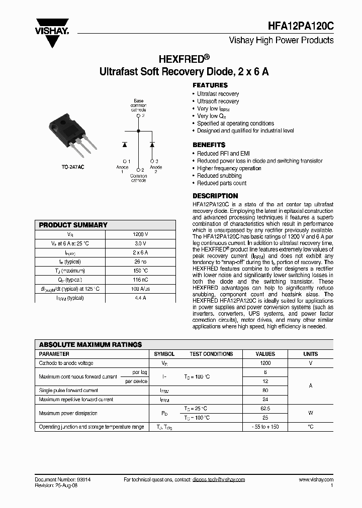 HFA12PA120C_4431176.PDF Datasheet