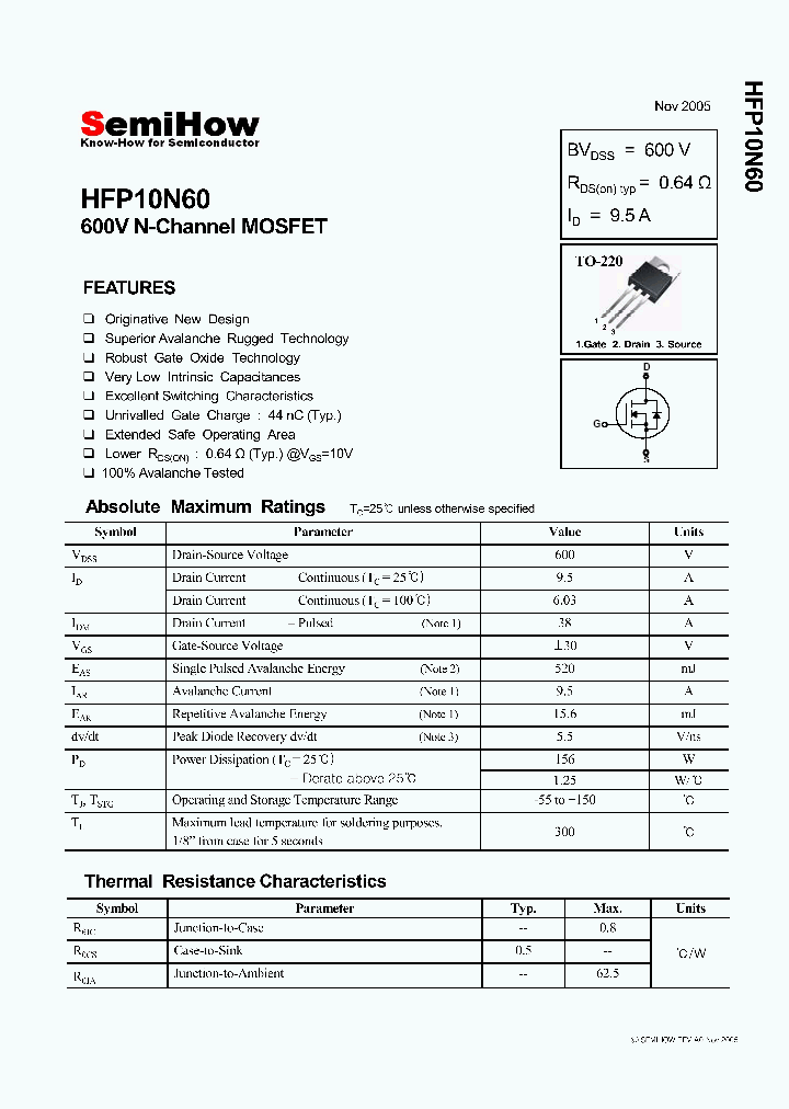 HFP10N60_4635528.PDF Datasheet