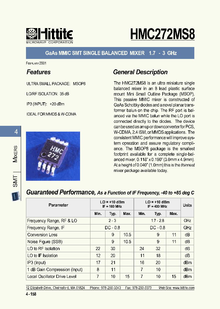 HMC272MS801_4189288.PDF Datasheet