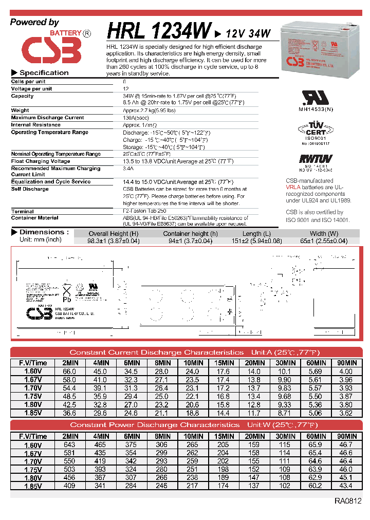 HRL1234W_4455791.PDF Datasheet