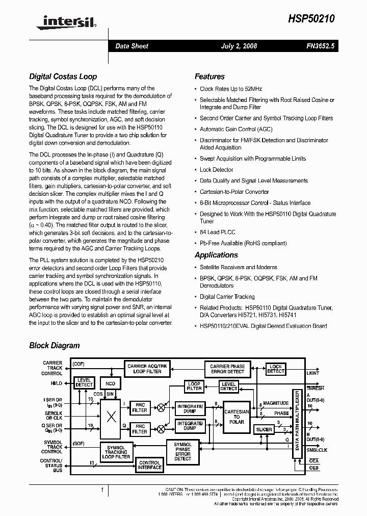 HSP50210JC-52Z_4905383.PDF Datasheet