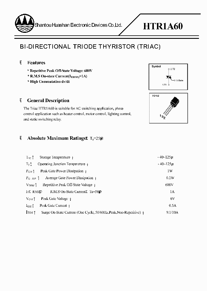 HTR1A60_4674055.PDF Datasheet