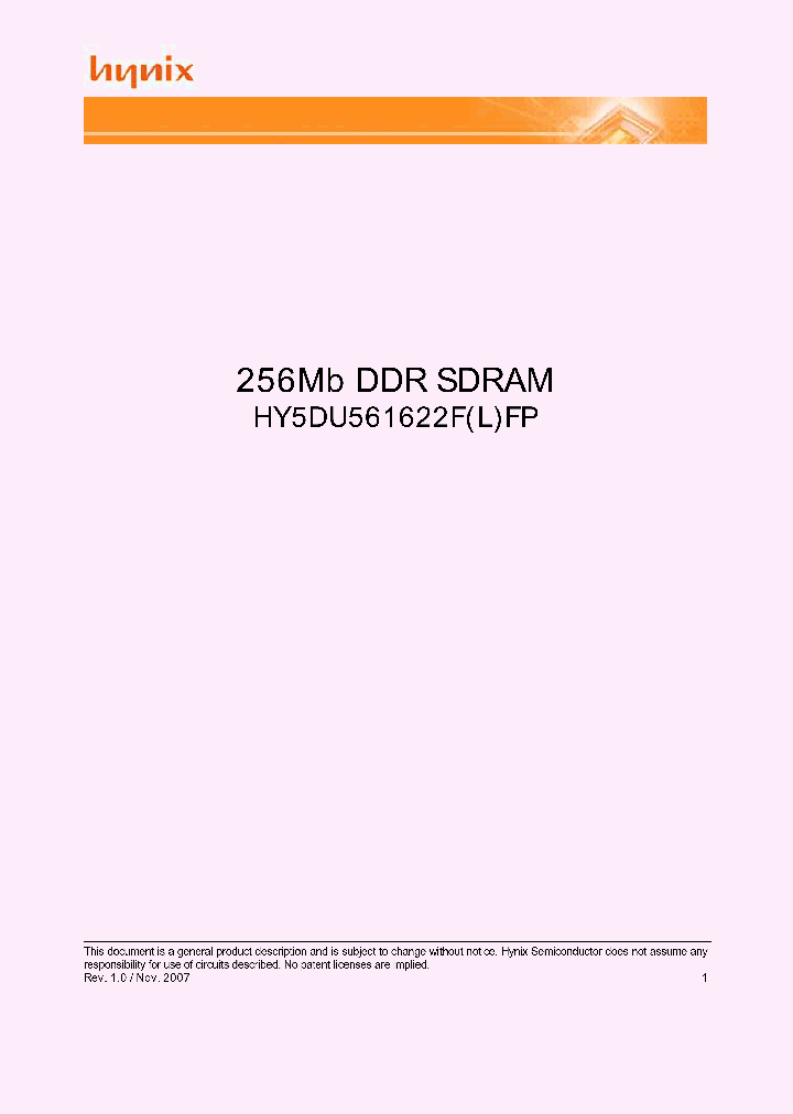 HY5DU561622FFP-D43_4697108.PDF Datasheet