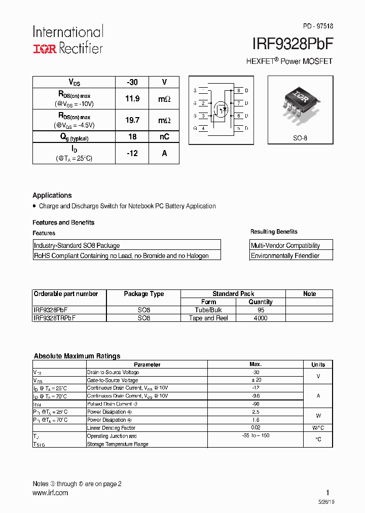 IRF9328PBF_4889472.PDF Datasheet