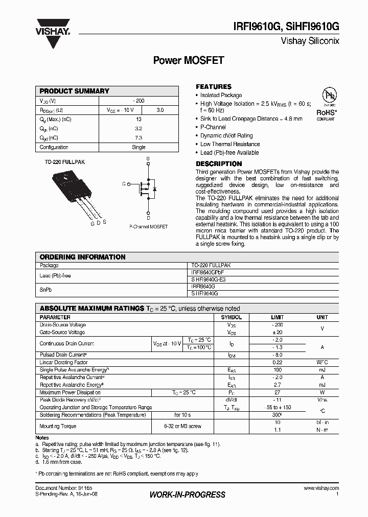 IRFI9610G_4260323.PDF Datasheet