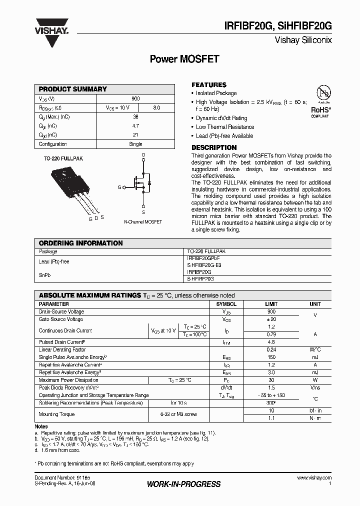 IRFIBF20G_4259206.PDF Datasheet