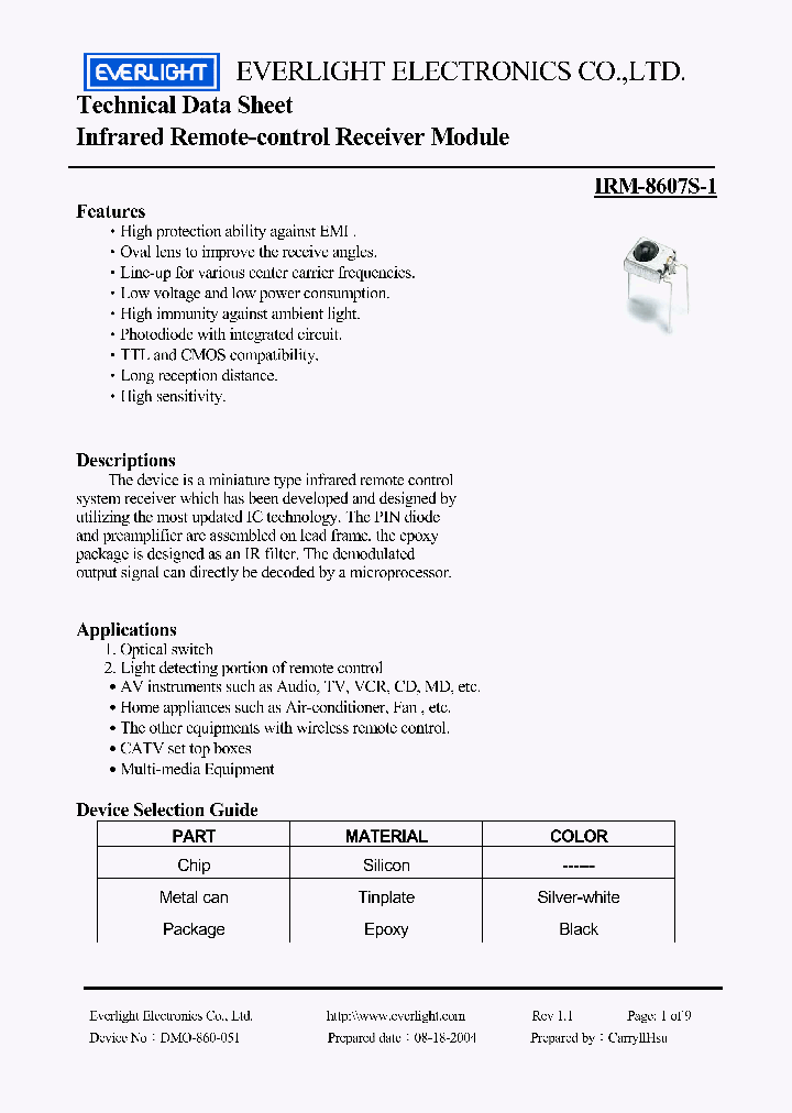 IRM-8607S-1_4779975.PDF Datasheet