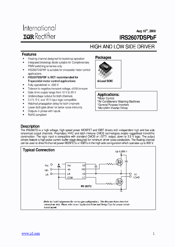 IRS2607DSPBF_4518969.PDF Datasheet