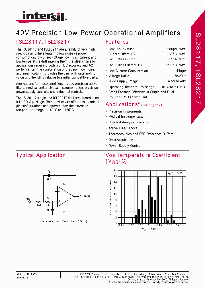 ISL28117_4506728.PDF Datasheet