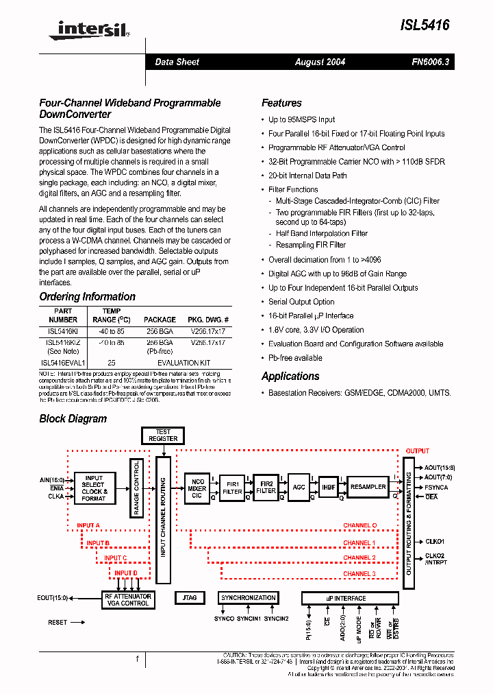 ISL5416KIZ_4737300.PDF Datasheet