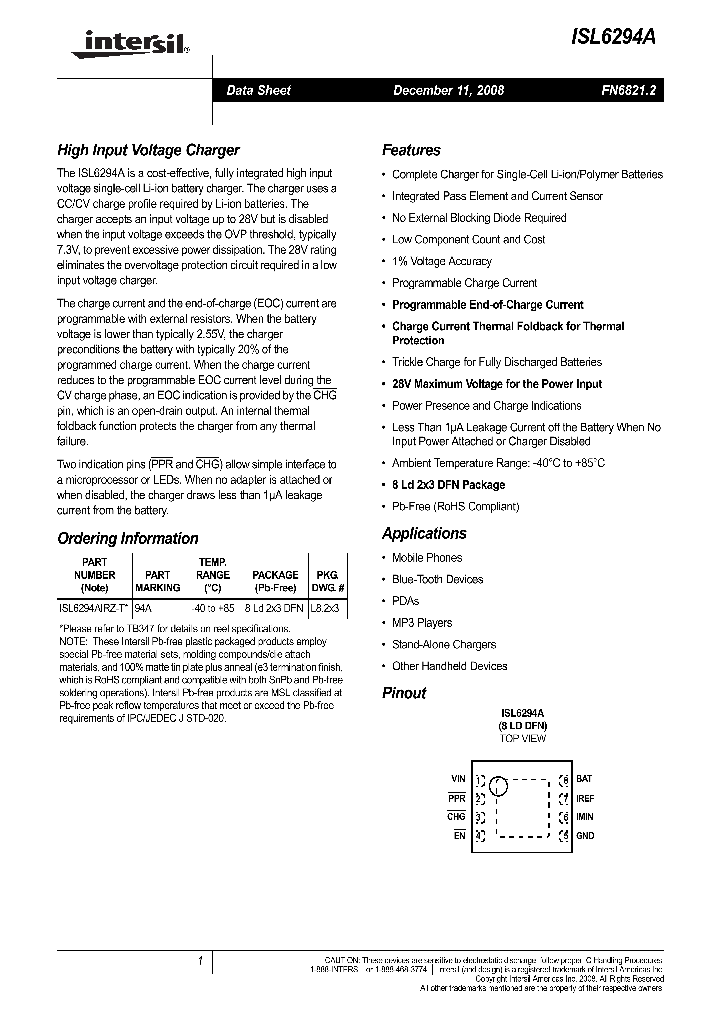 ISL6294A_4304014.PDF Datasheet