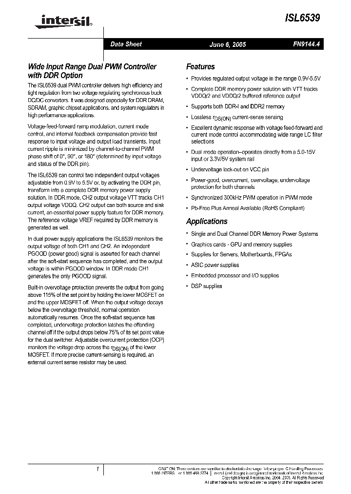 ISL6539IAZ-T_4654227.PDF Datasheet