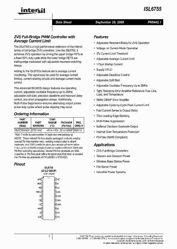 ISL6755AAZA_4584033.PDF Datasheet