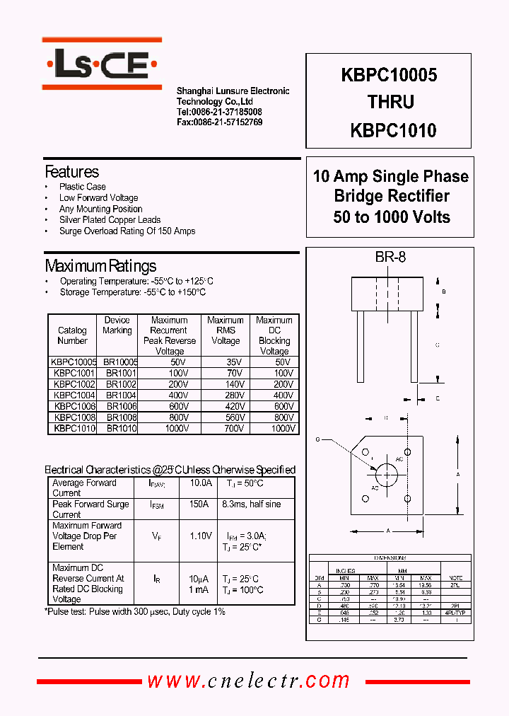 KBPC1010_4721302.PDF Datasheet