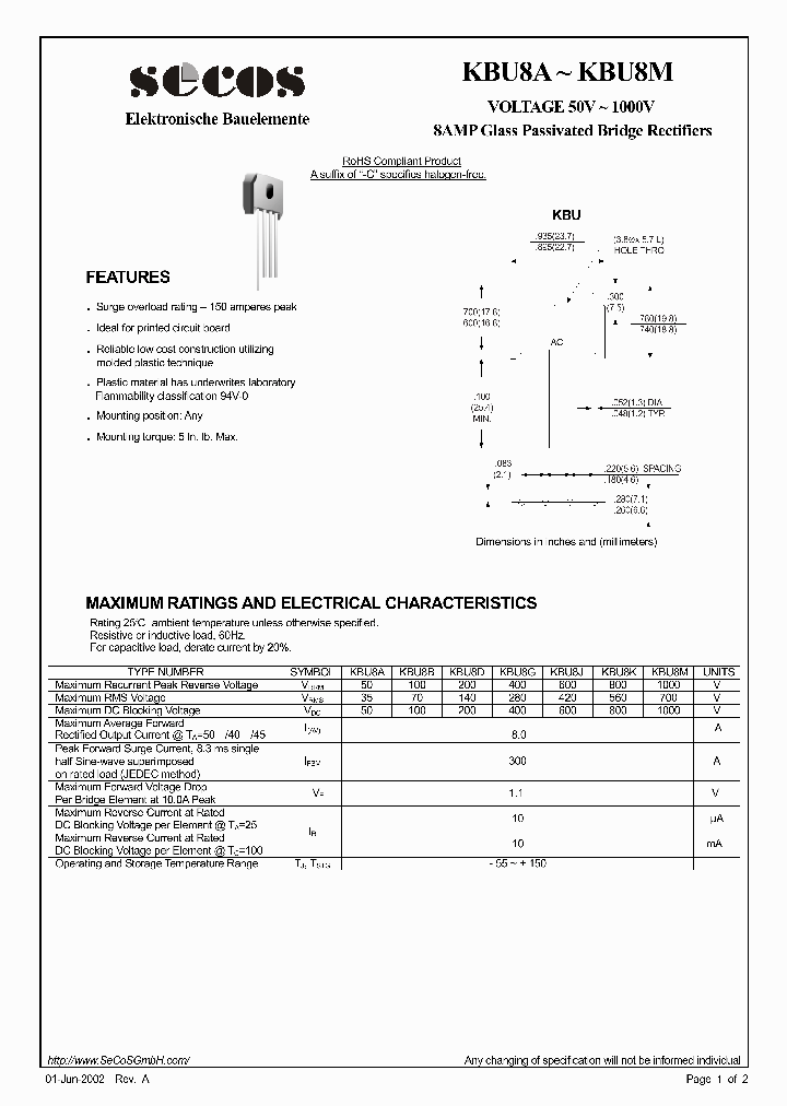 KBU8K_4505806.PDF Datasheet