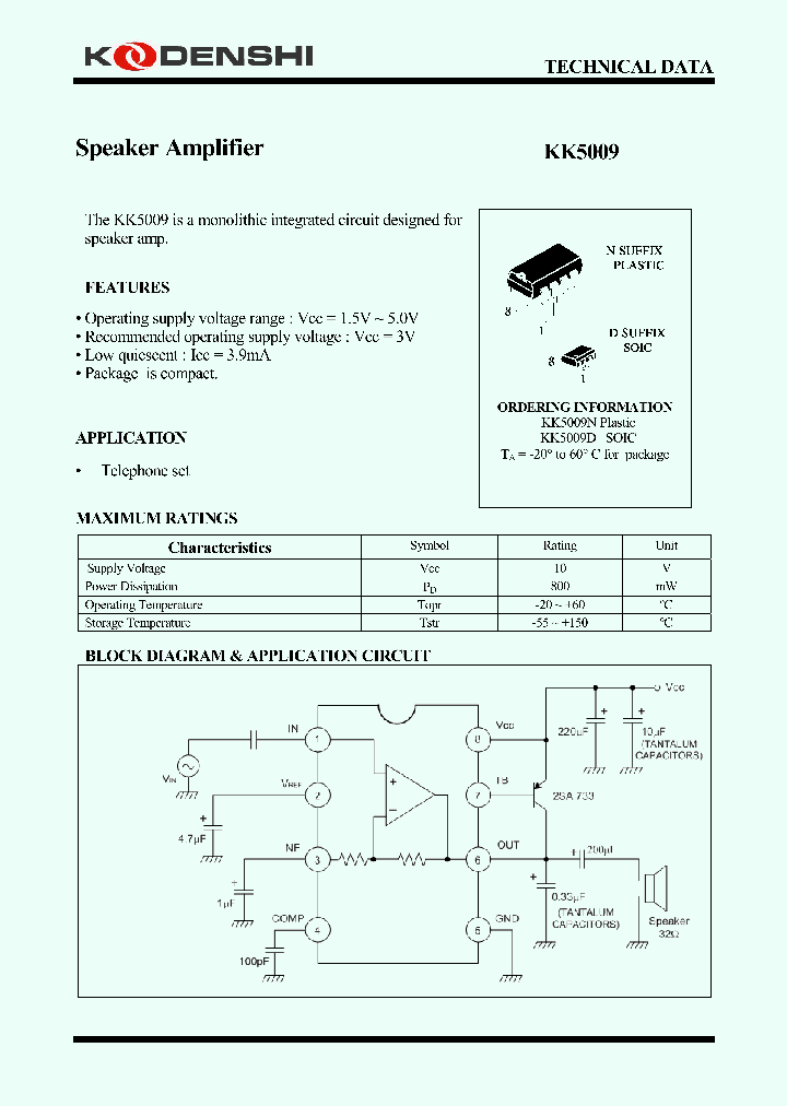 KK5009_4217425.PDF Datasheet