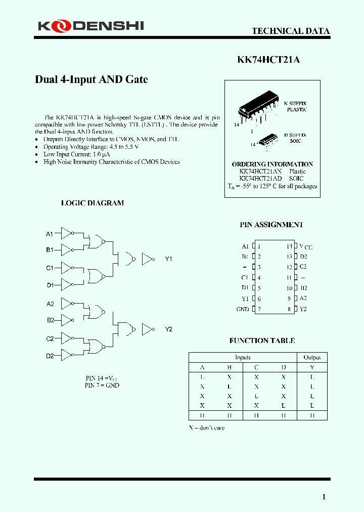 KK74HCT21A_4241541.PDF Datasheet