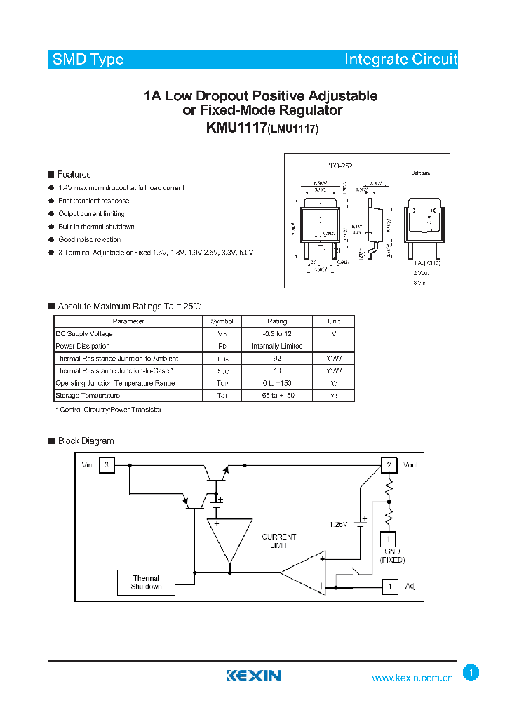 KMU1117_4605186.PDF Datasheet