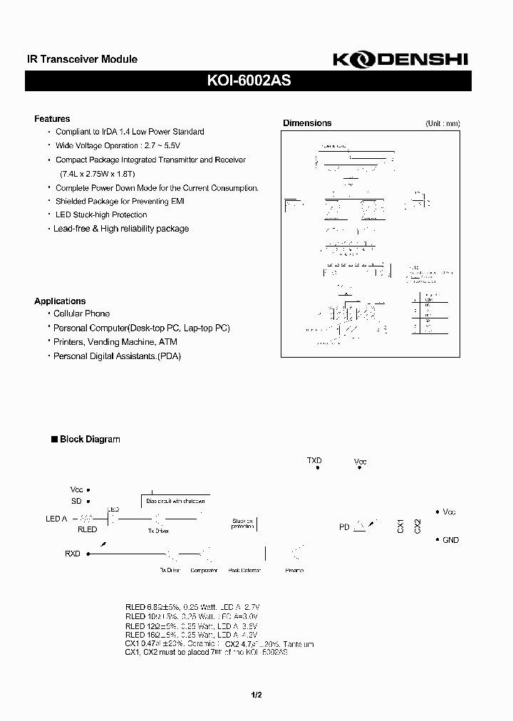 KOI-6002AS_4506738.PDF Datasheet