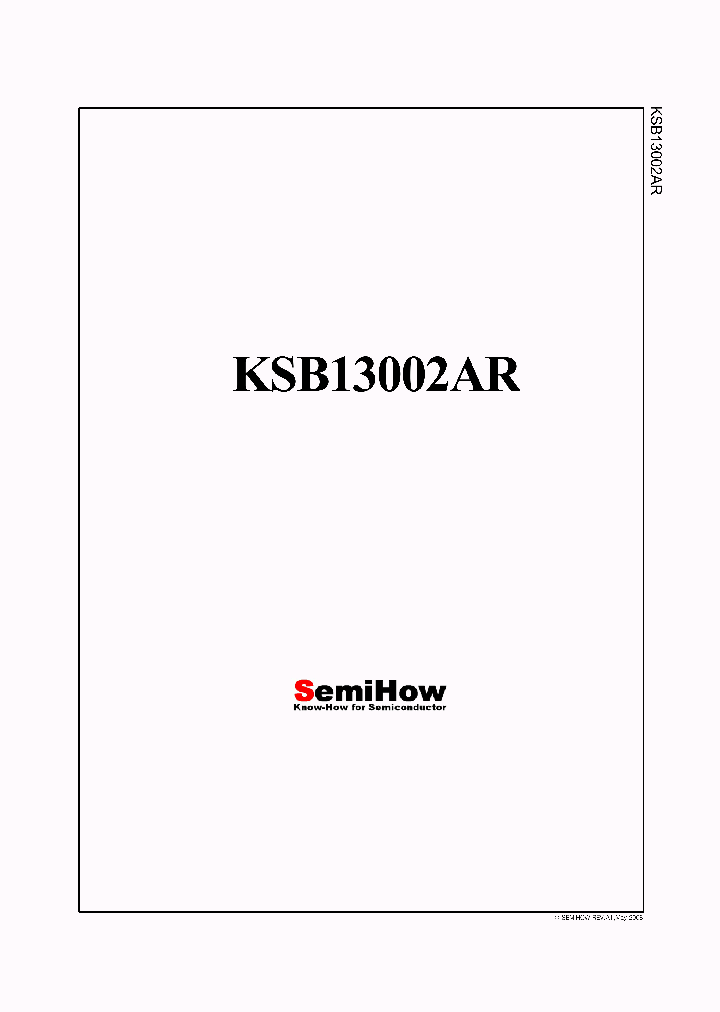 KSB13002AR_4717199.PDF Datasheet