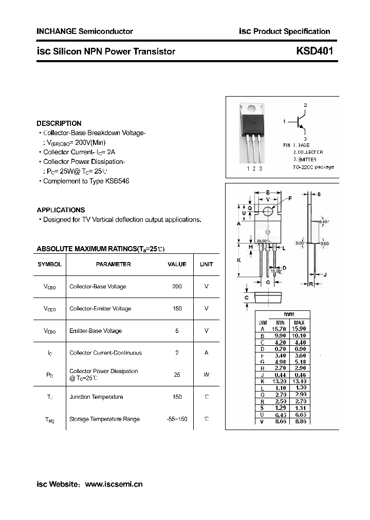 KSD401_4808397.PDF Datasheet