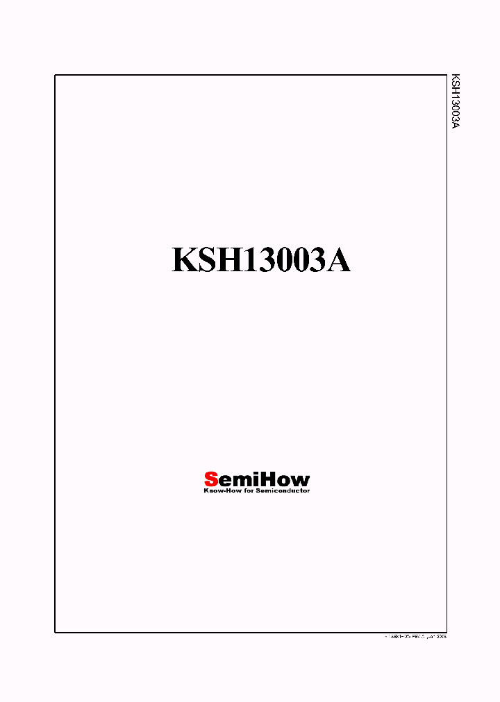 KSH13003A_4616097.PDF Datasheet