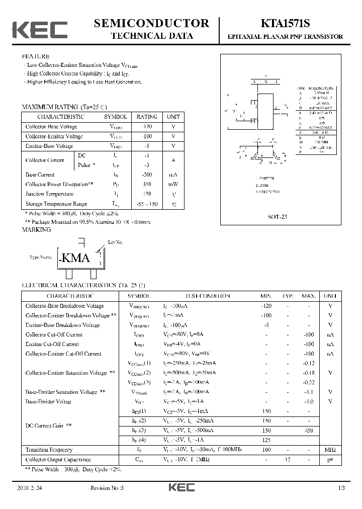 KTA1571S_4624402.PDF Datasheet