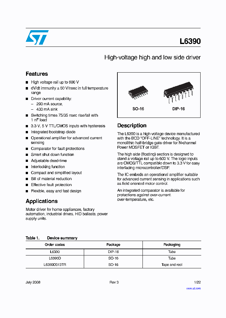 L6390_4386639.PDF Datasheet