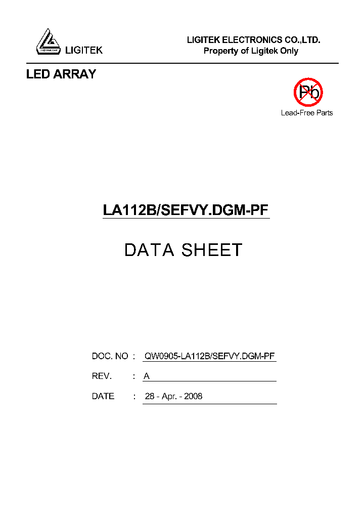 LA112B-SEFVYDGM-PF_4750453.PDF Datasheet