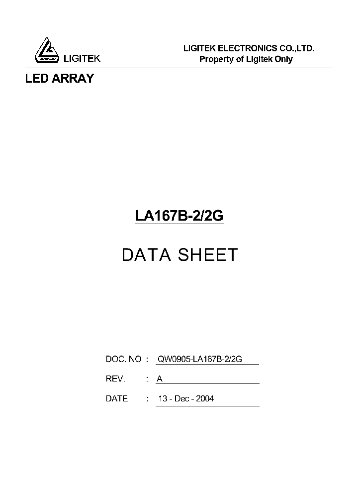 LA167B-2-2G_4872628.PDF Datasheet
