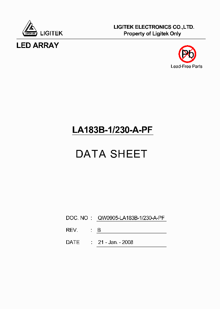 LA183B-1-230-A-PF_4707978.PDF Datasheet
