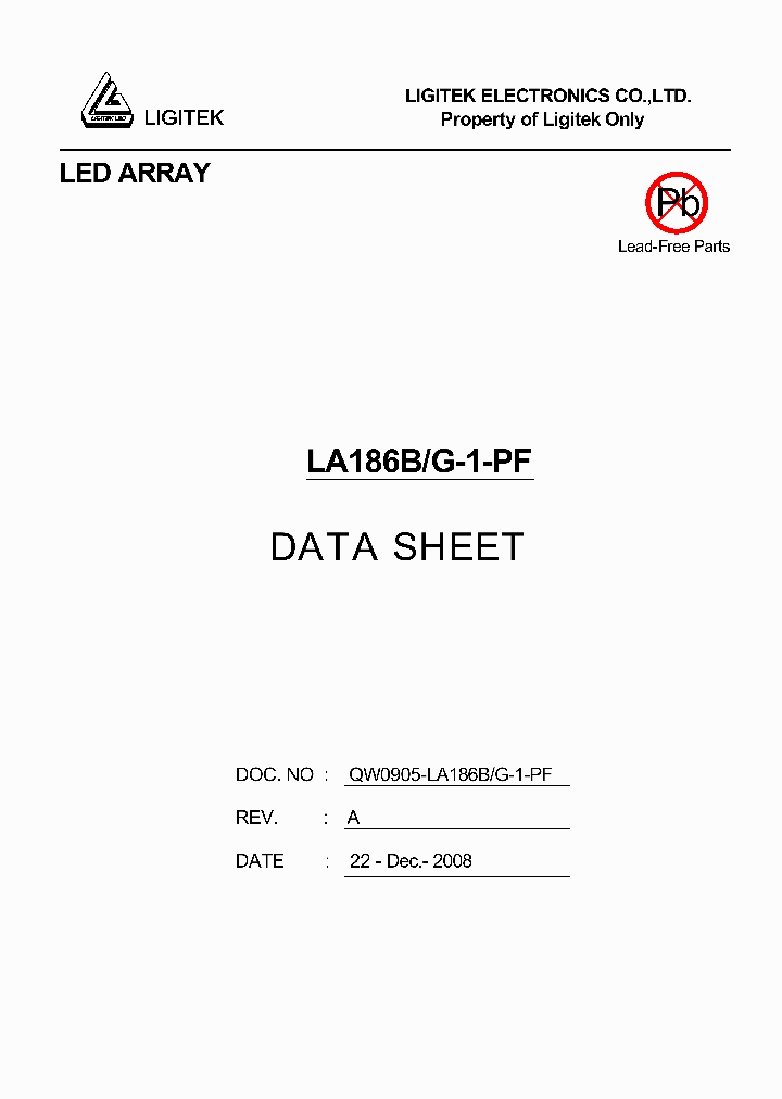 LA186B-G-1-PF_4523299.PDF Datasheet