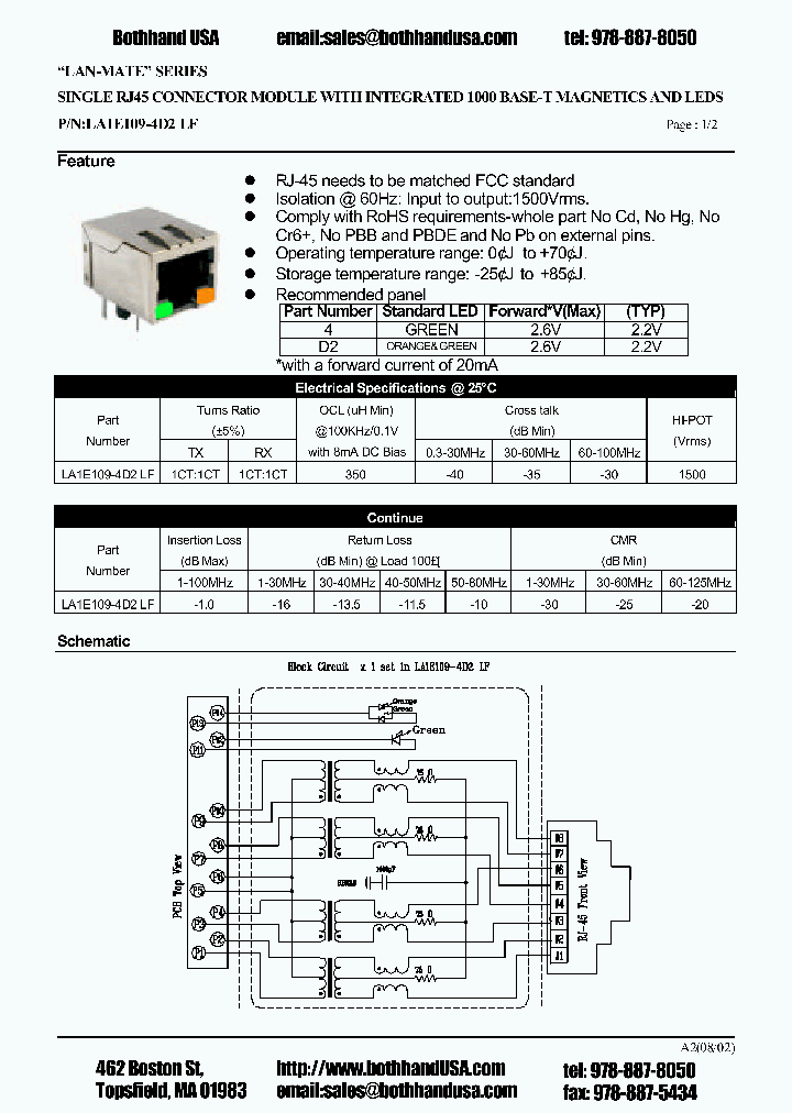 LA1E109-4D2LF_4532097.PDF Datasheet